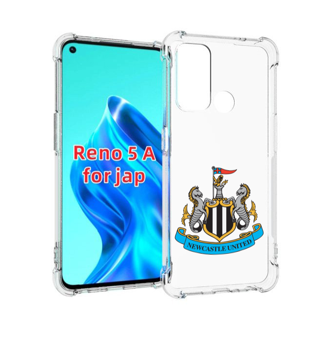 

Чехол MyPads фк ньюкасл для Oppo Reno 5A, Прозрачный, Tocco
