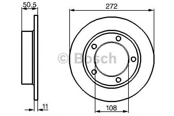 

0 986 478 746_Диск Тормозной Передний Lada Niva All 80> Bosch 0986478746