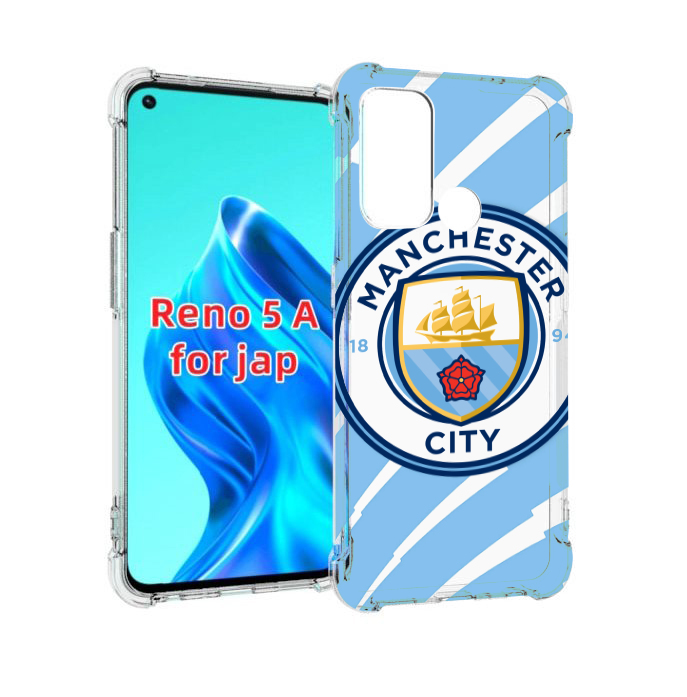 

Чехол MyPads фк манчестер сити для Oppo Reno 5A, Прозрачный, Tocco