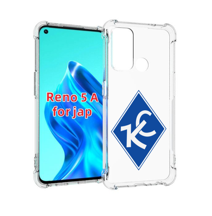 

Чехол MyPads фк крылья советов мужской для Oppo Reno 5A, Прозрачный, Tocco
