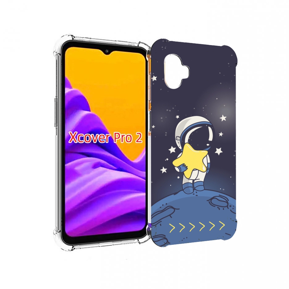 

Чехол MyPads астронавт с звездочкой для Samsung Galaxy Xcover Pro 2, Прозрачный, Tocco