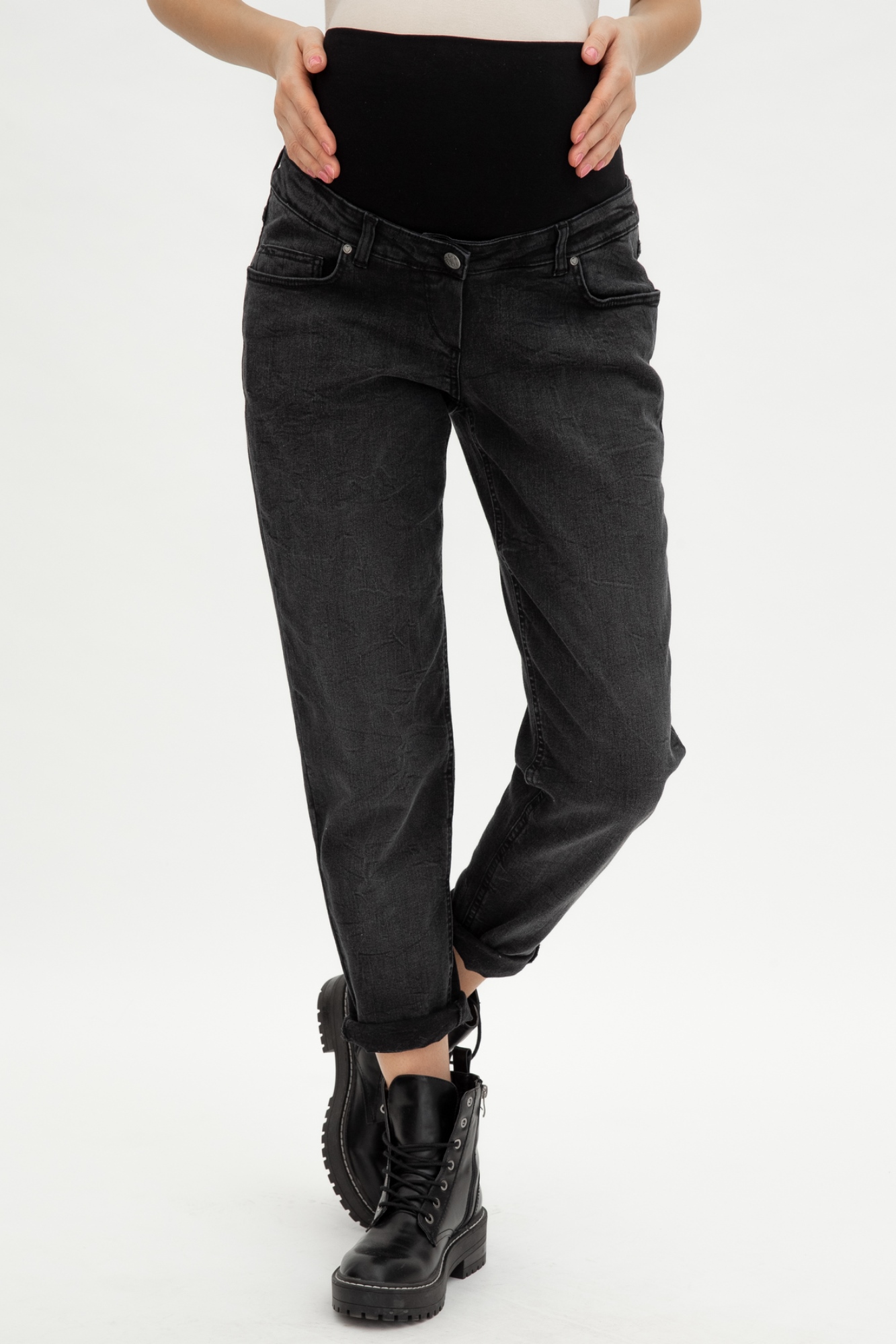 фото Джинсы для беременных женские mama's fantasy 01619s ds116 черные 3xl