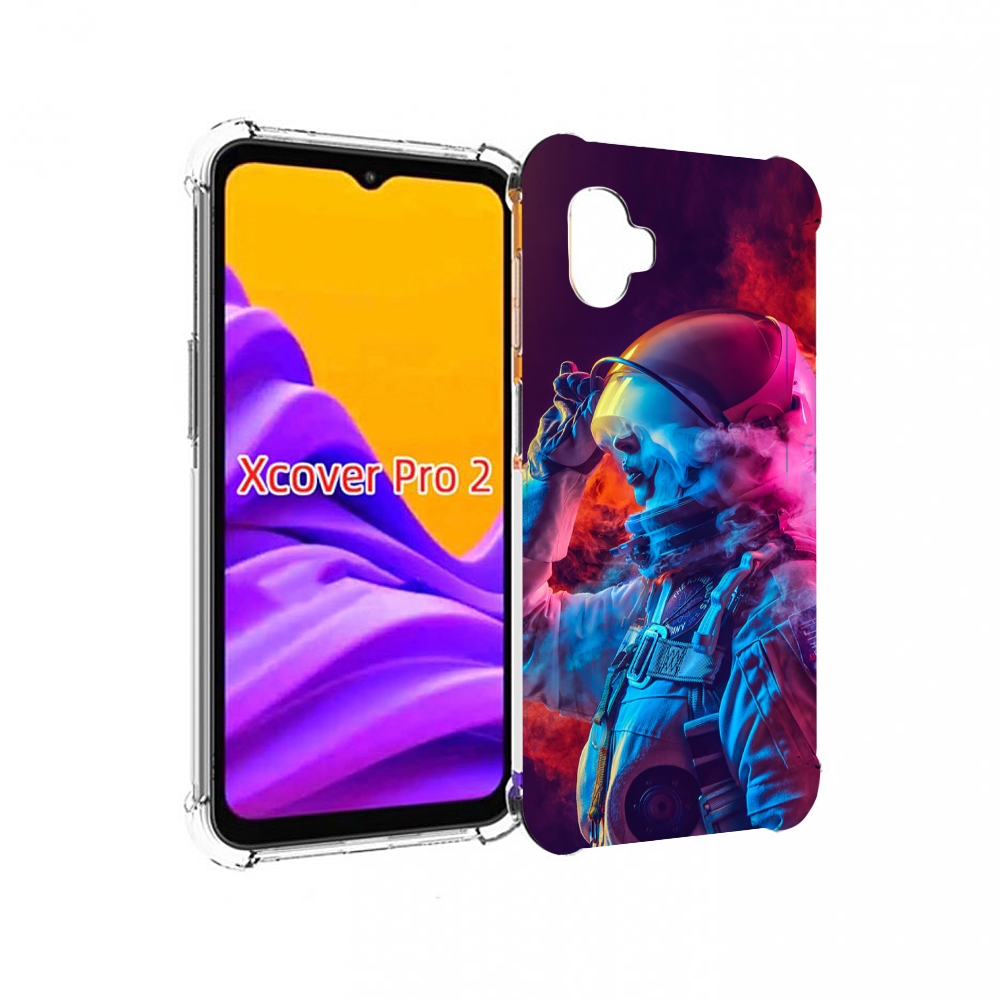 

Чехол MyPads астронавт в дыму для Samsung Galaxy Xcover Pro 2, Прозрачный, Tocco