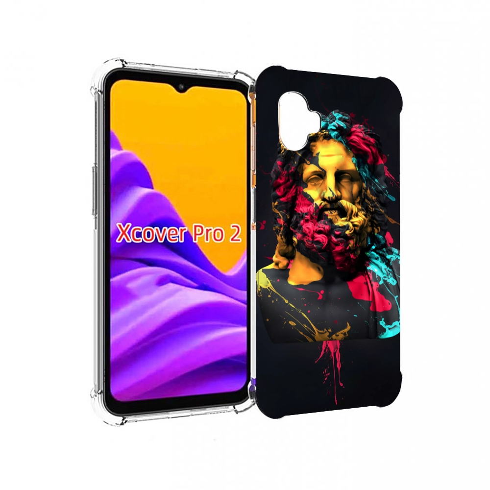 

Чехол MyPads арт-статуя-краски для Samsung Galaxy Xcover Pro 2, Прозрачный, Tocco