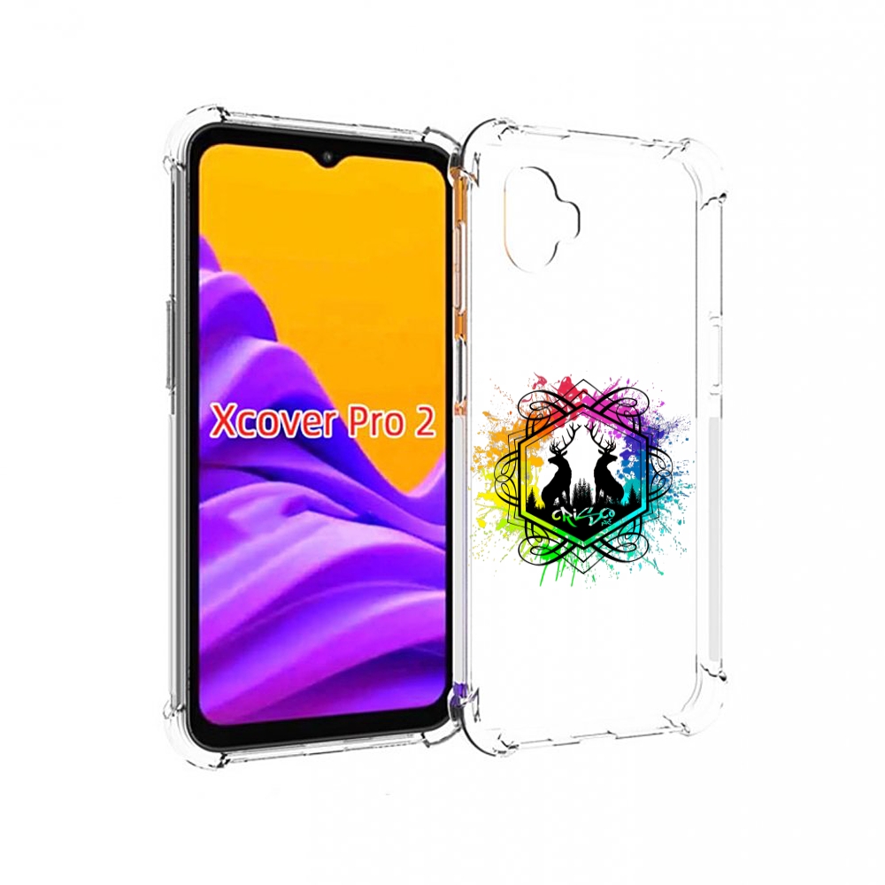 

Чехол MyPads арт-с-оленями для Samsung Galaxy Xcover Pro 2, Прозрачный, Tocco