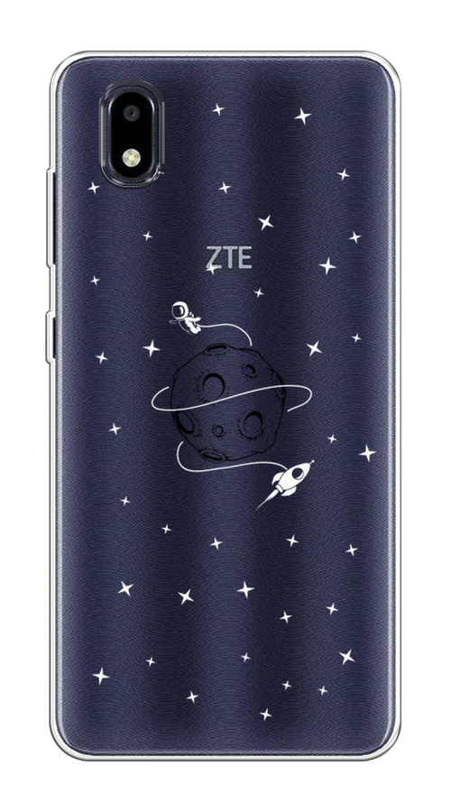 

Чехол на ZTE Blade A3 (2020) "Полет вокруг луны", Белый;серый;черный, 133650-2