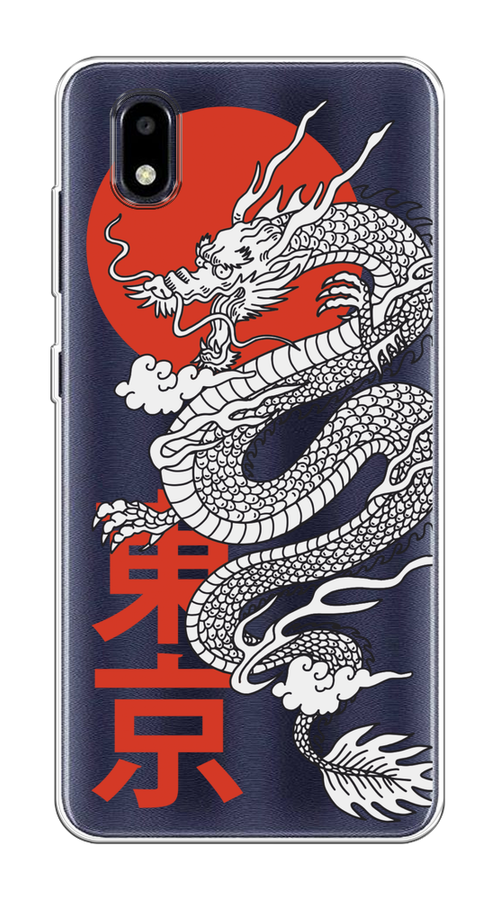 

Чехол на ZTE Blade A3 (2020) "Китайский дракон", Черный;красный;белый, 133650-1