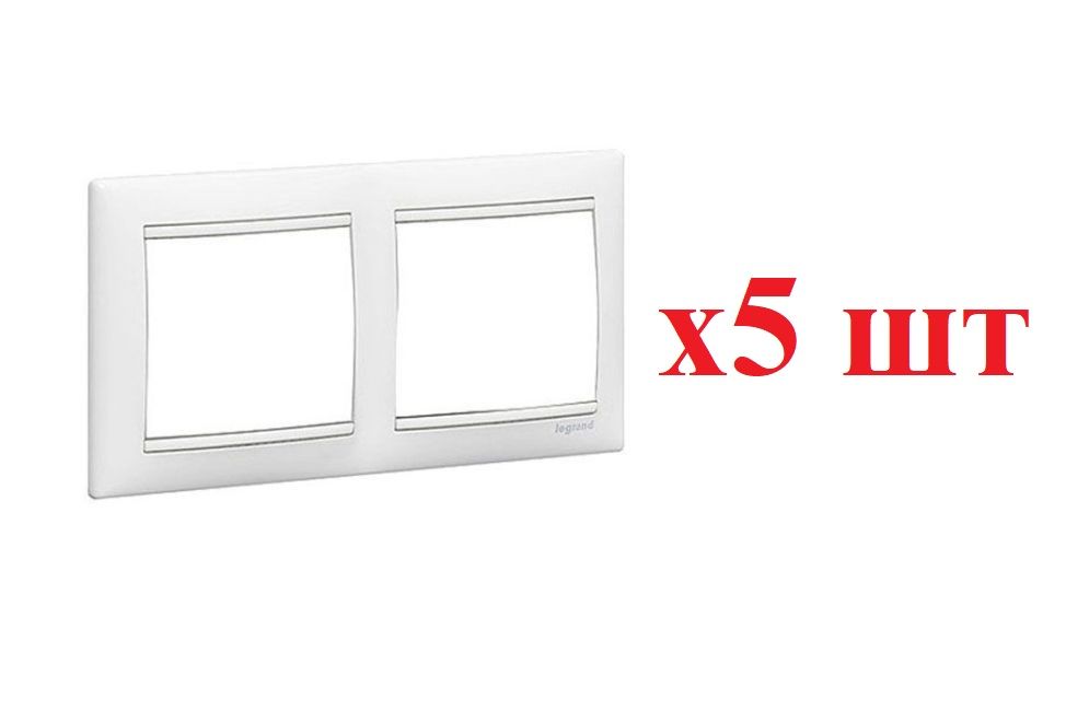 

Legrand Valena Бел Рамка 2-ая гориз 774452 (5шт), Белый, Valena Classic_Горизонтальная
