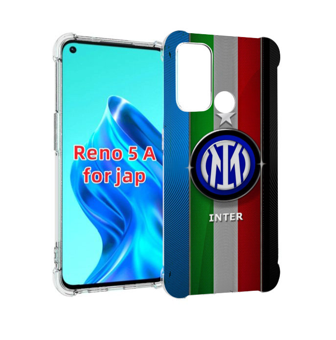 

Чехол MyPads фк интер милан для Oppo Reno 5A, Прозрачный, Tocco