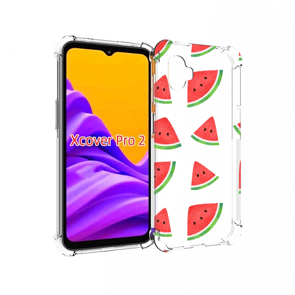 Чехол MyPads арбузики для Samsung Galaxy Xcover Pro 2