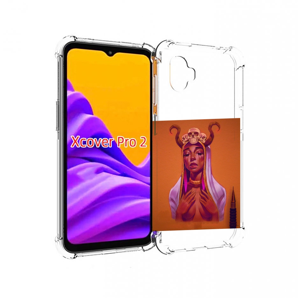 

Чехол MyPads античная-девушка для Samsung Galaxy Xcover Pro 2, Прозрачный, Tocco
