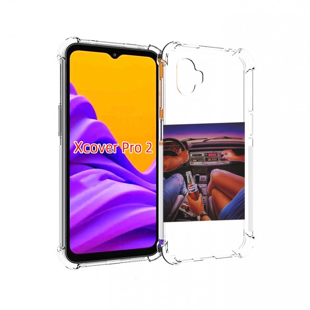 

Чехол MyPads американская машина салон для Samsung Galaxy Xcover Pro 2, Прозрачный, Tocco