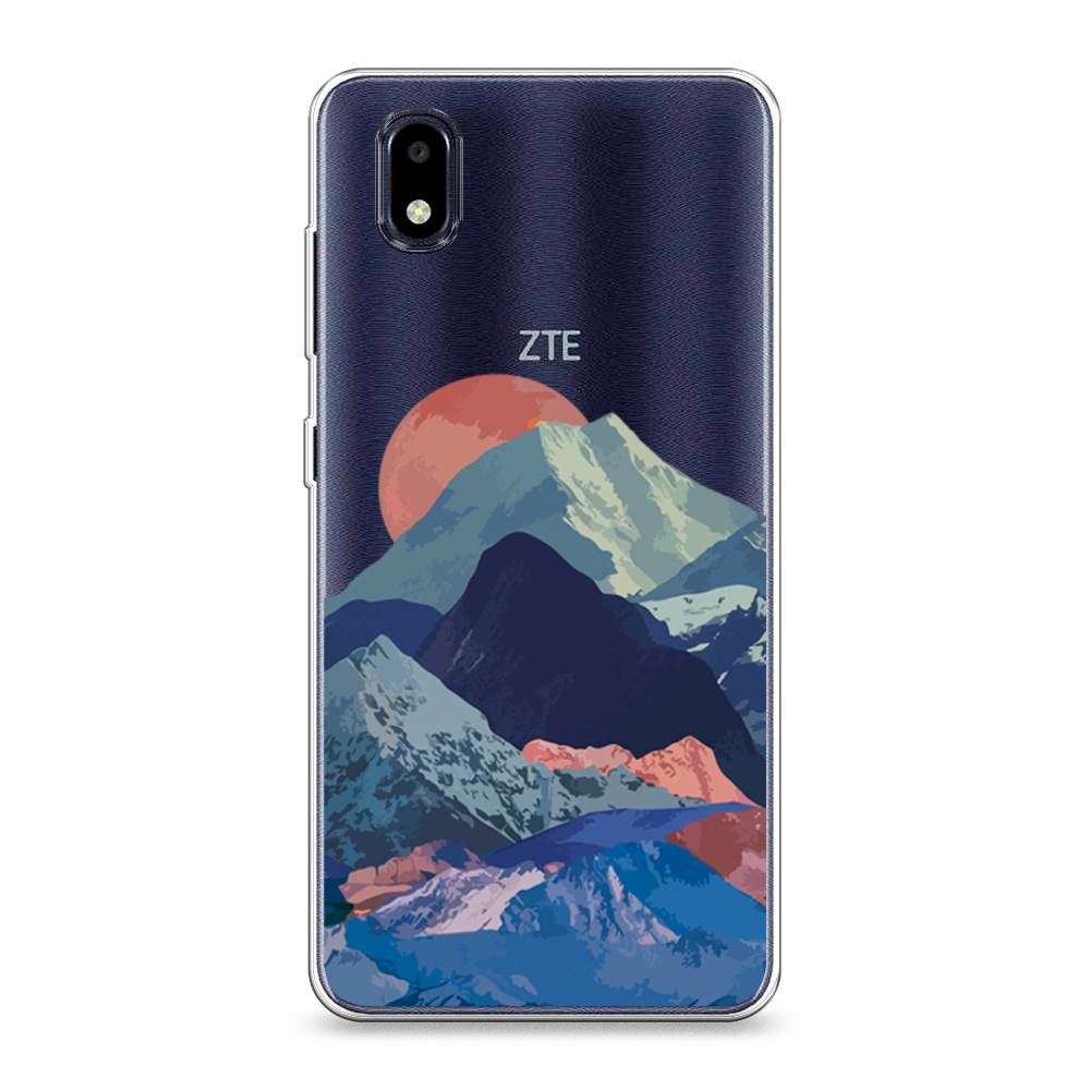 фото Чехол для zte blade a3 (2020) "закат в снежных горах" case place