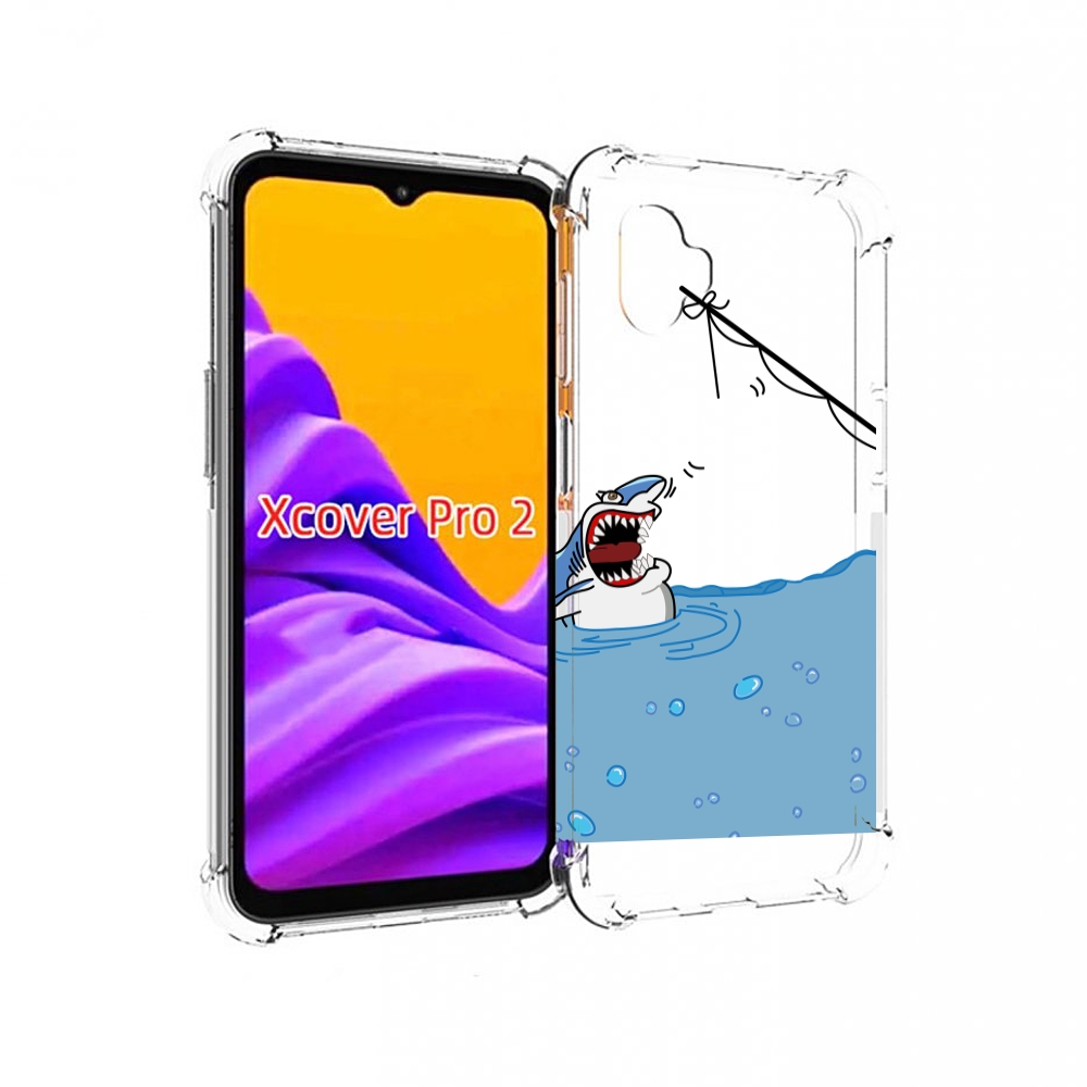 

Чехол MyPads акула-рисунок для Samsung Galaxy Xcover Pro 2, Прозрачный, Tocco