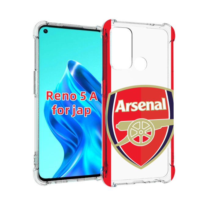 

Чехол MyPads фк арсенал лондон мужской для Oppo Reno 5A, Прозрачный, Tocco