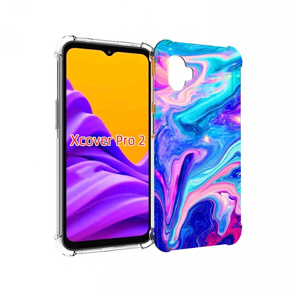 

Чехол MyPads акварельные-краски для Samsung Galaxy Xcover Pro 2, Прозрачный, Tocco