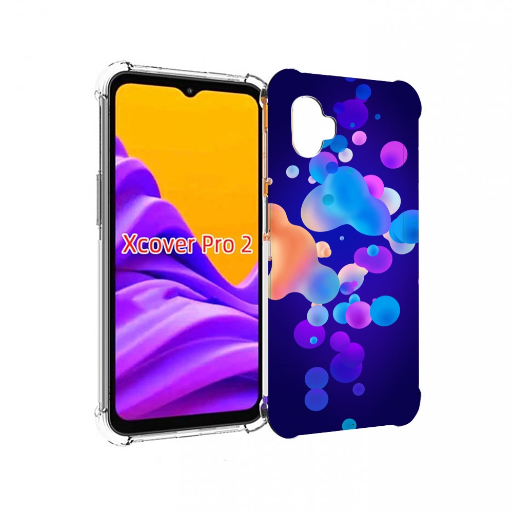 

Чехол MyPads абстрактные-пузырьки для Samsung Galaxy Xcover Pro 2, Прозрачный, Tocco