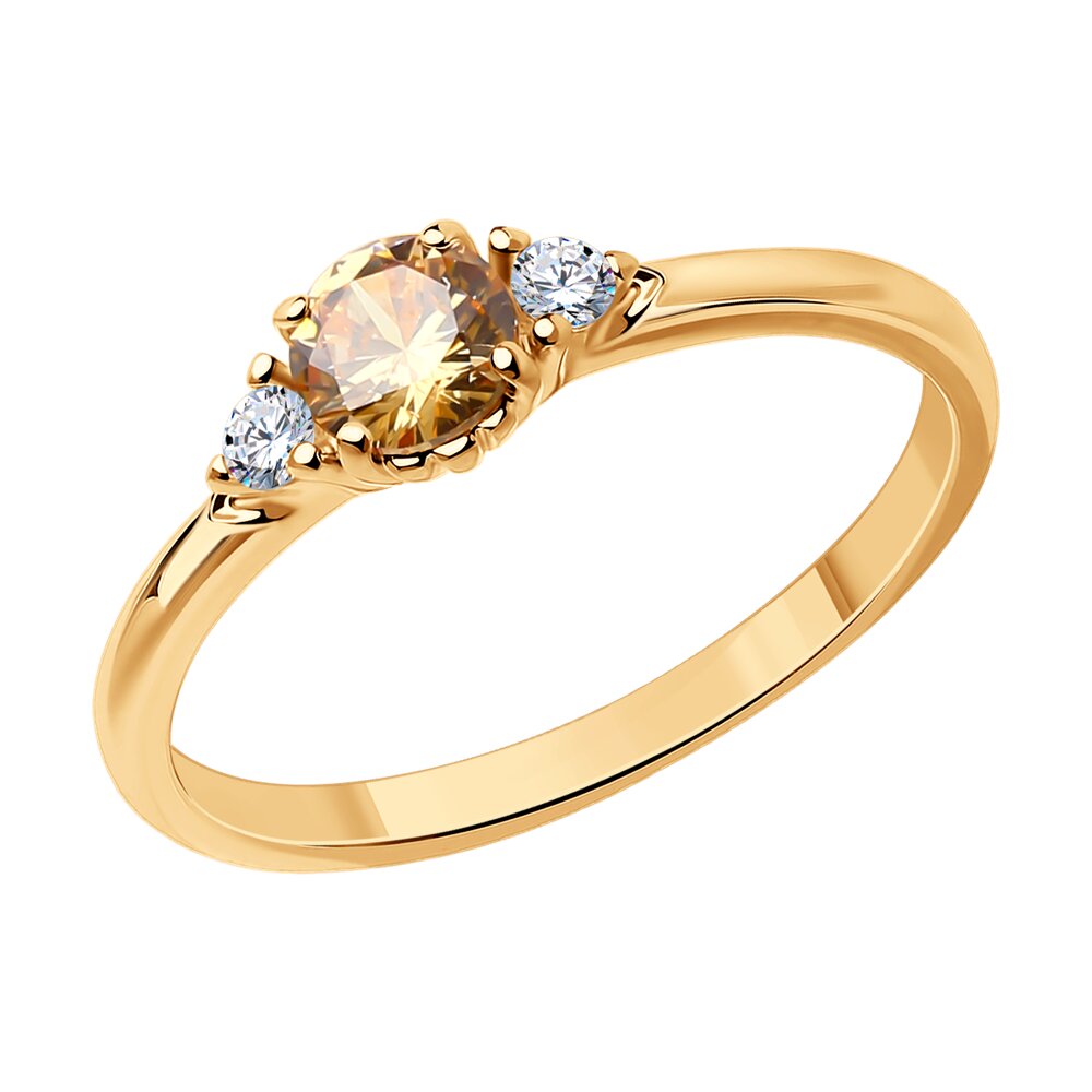 

Кольцо из серебра р. 17 Diamant 93-110-01555-2, фианит, 93-110-01555-2