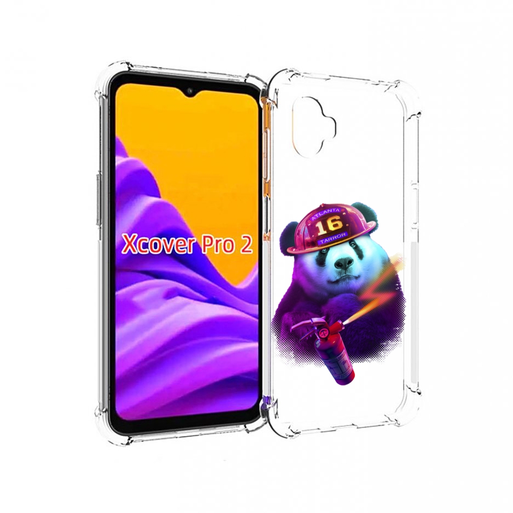 

Чехол MyPads Яркая панда детский для Samsung Galaxy Xcover Pro 2, Прозрачный, Tocco