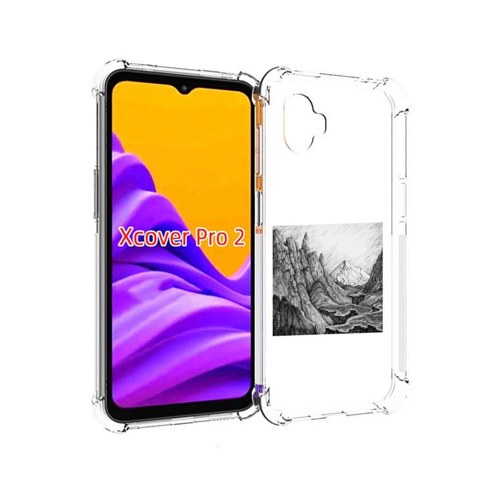 Чехол MyPads Ямакаса Мияги и Энди Панда для Samsung Galaxy Xcover Pro 2