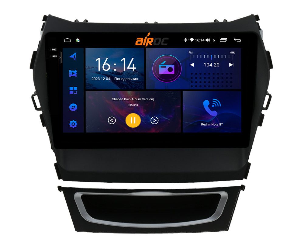 

Штатная магнитола Airoc 2K RI-2019-N12 для Hyundai SantaFe 3 Navi, 2012-2015