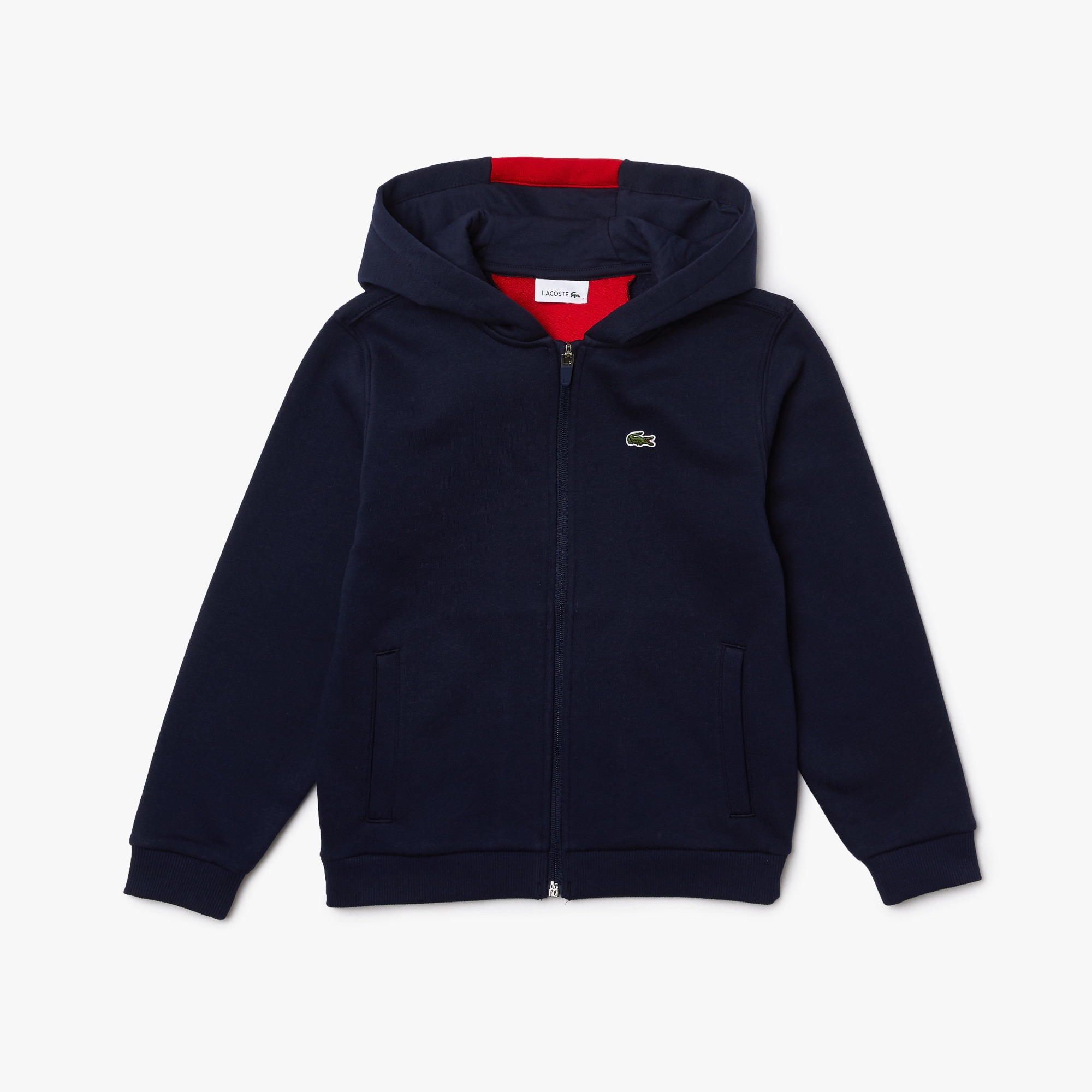 Толстовка детская Lacoste SJ2644K1H цв. синий р. 128