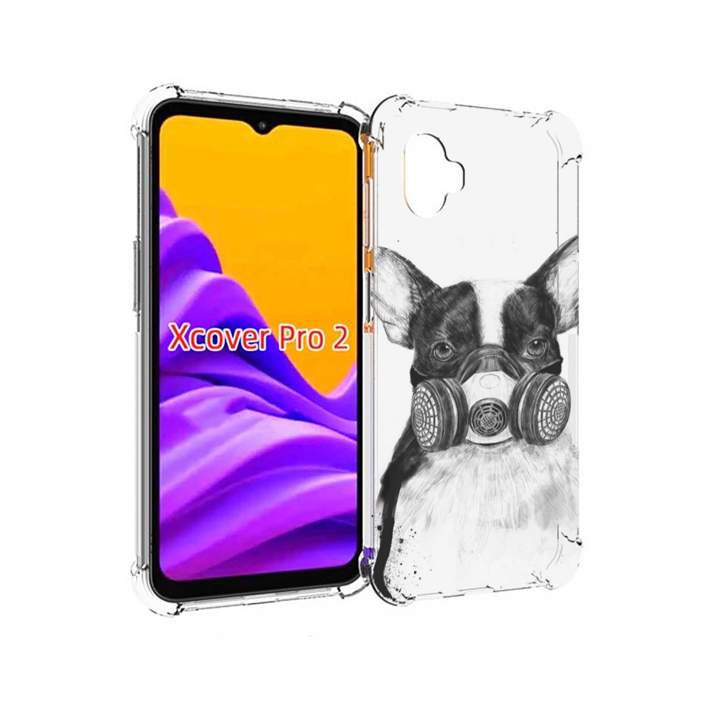 

Чехол MyPads Французский бульдог для Samsung Galaxy Xcover Pro 2, Прозрачный, Tocco