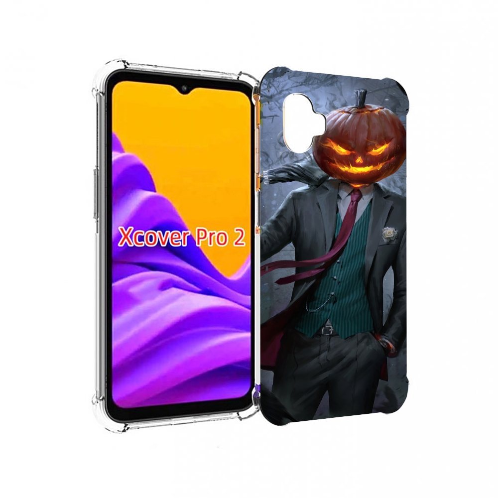 

Чехол MyPads Тыква-убийца для Samsung Galaxy Xcover Pro 2, Прозрачный, Tocco
