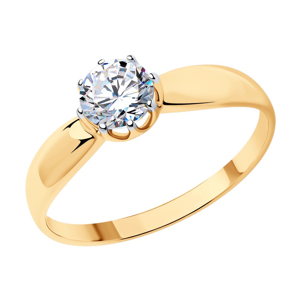 

Кольцо из серебра р. 16 SOKOLOV 93011078, фианит, 93011078