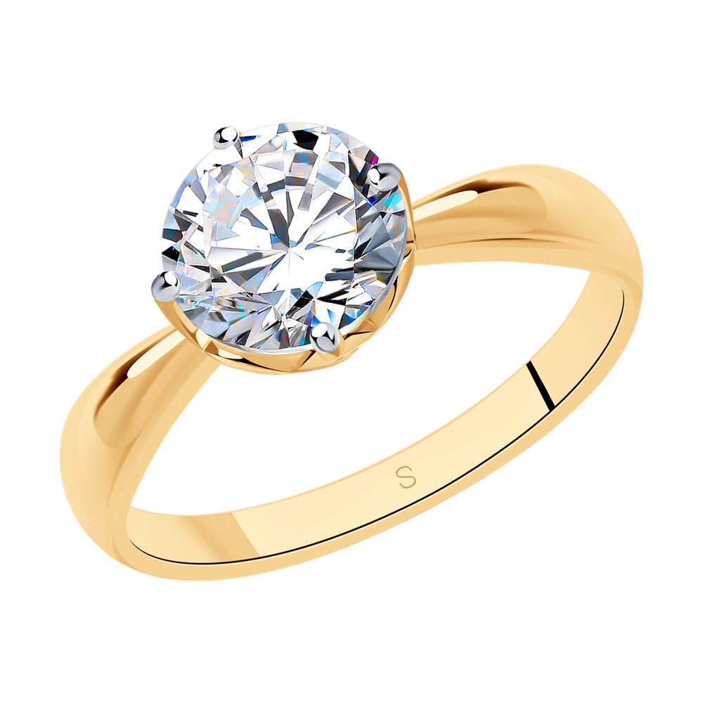 

Кольцо из серебра р. 18 SOKOLOV 93011077, фианит, 93011077