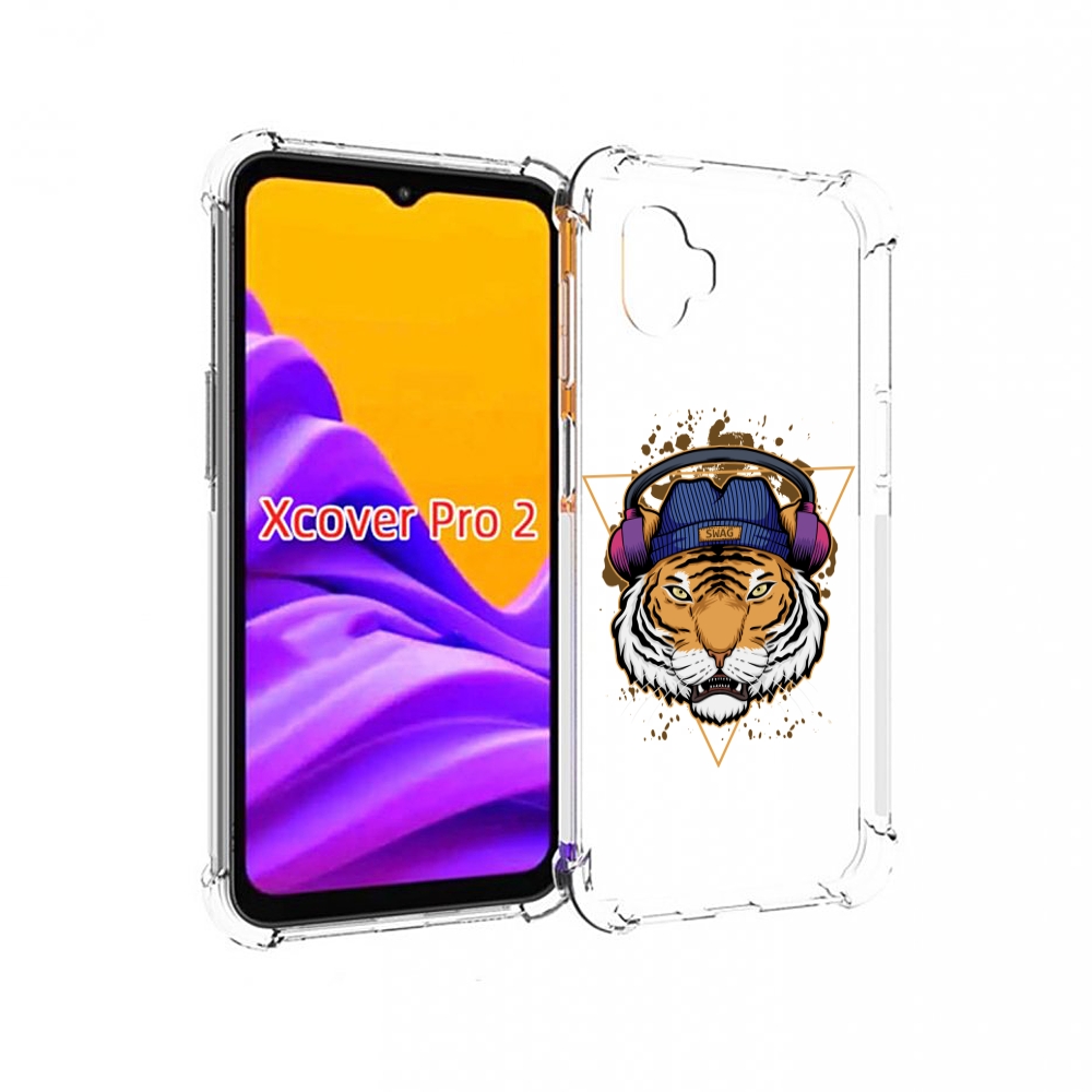 

Чехол MyPads Тигр-Свэг для Samsung Galaxy Xcover Pro 2, Прозрачный, Tocco