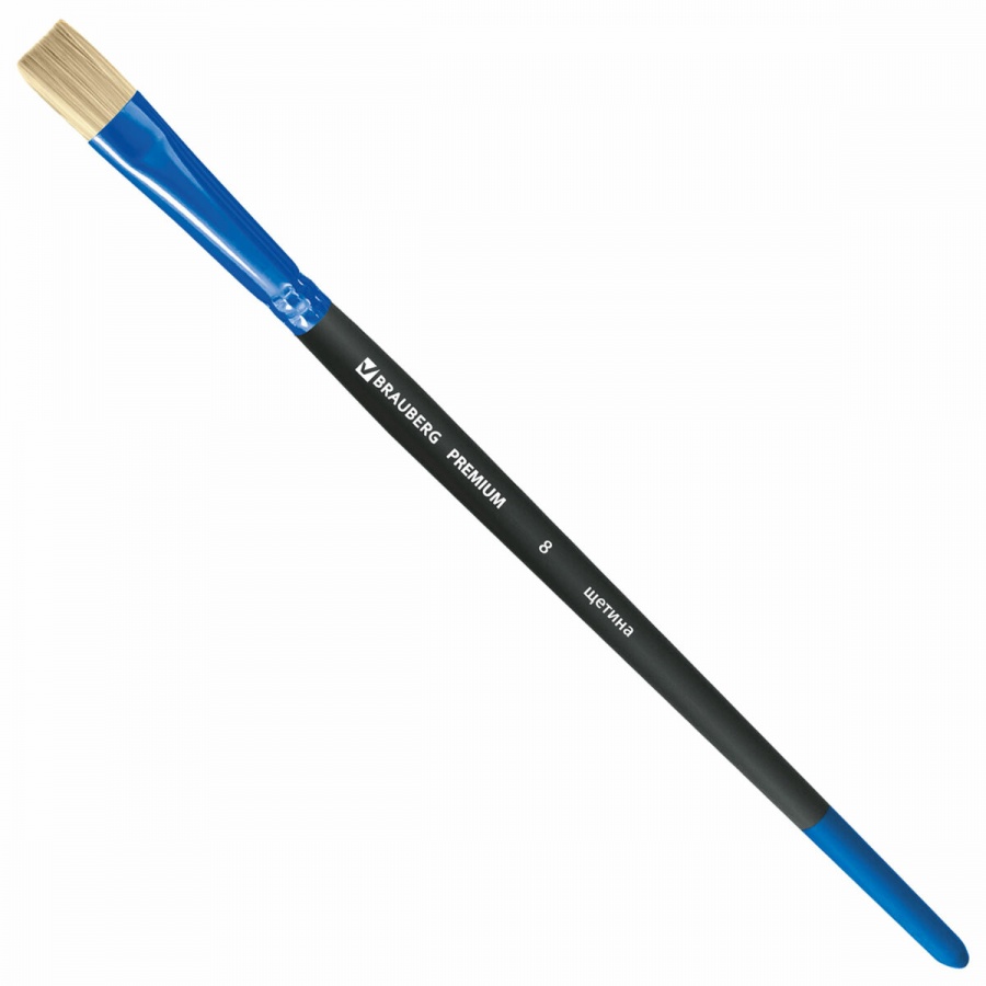

Кисть Brauberg Premium, щетина, плоская, №8 (200996), 15шт.