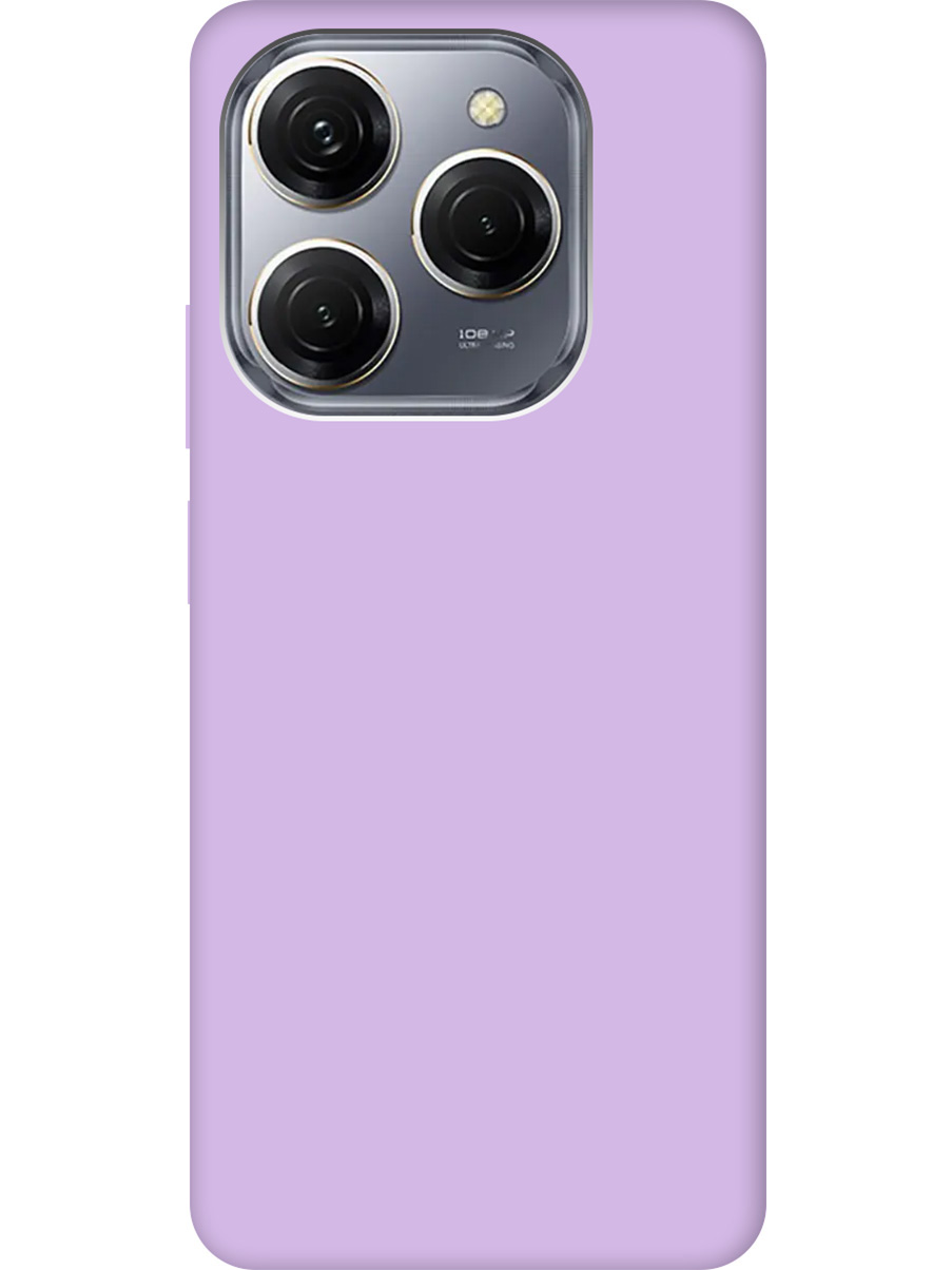 

Силиконовый чехол на Tecno Spark 20 Pro Soft Touch сиреневый, Фиолетовый, 20011925