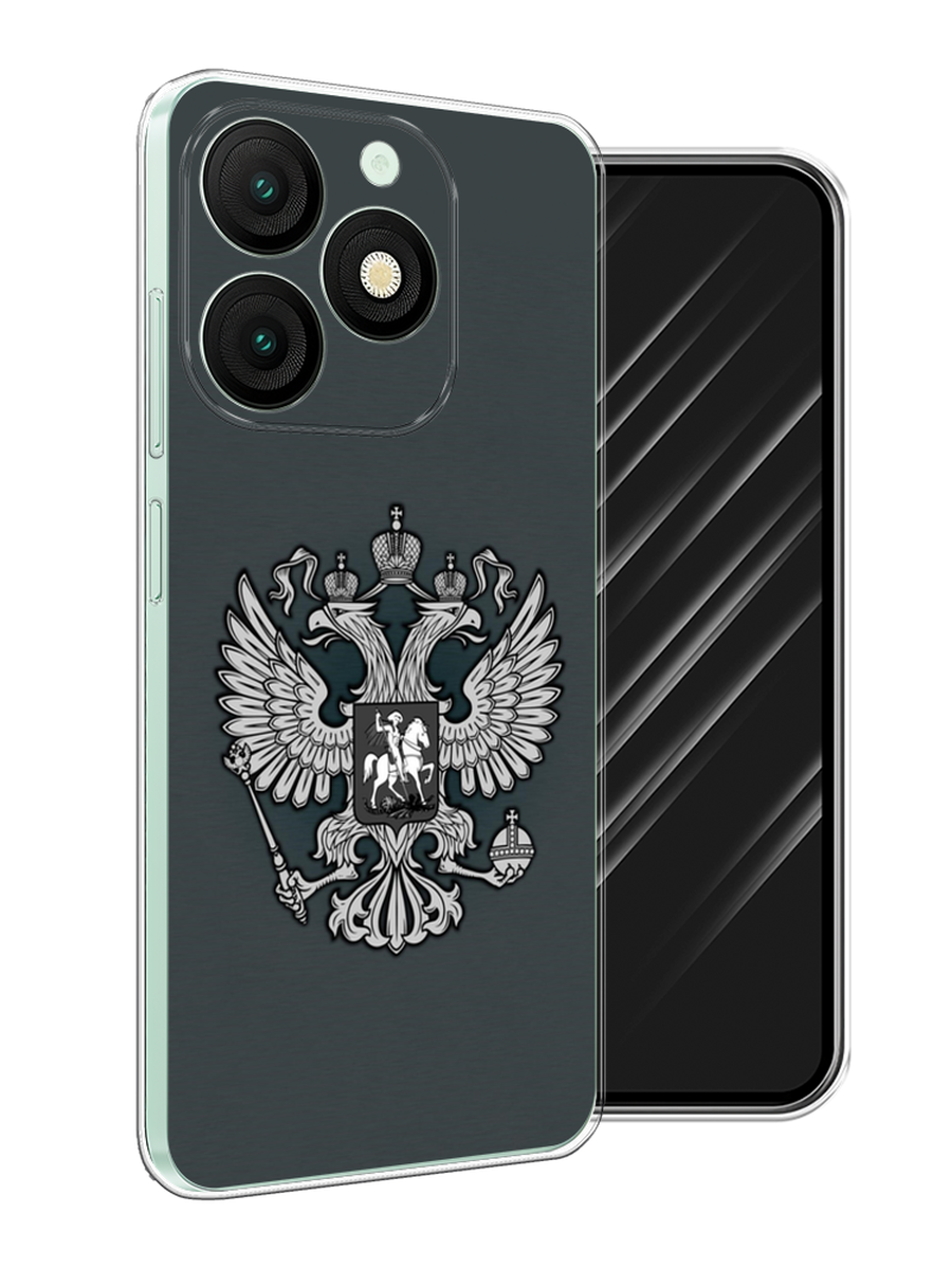 

Чехол Awog на Itel A50 "Герб России серый", 3202250-1