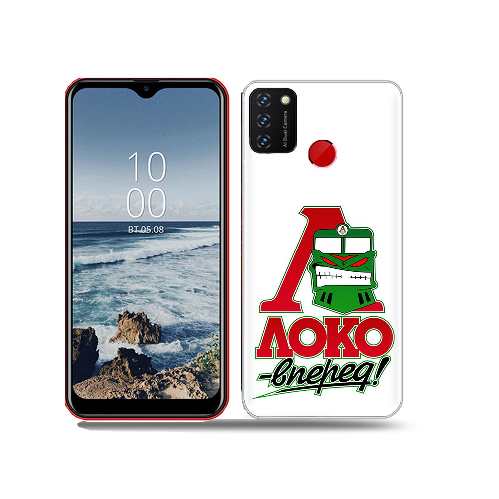

Чехол MyPads Tocco для BQ 6631G Surf ФК локо вперед, Прозрачный, Tocco