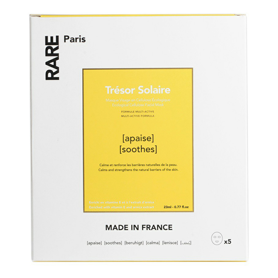 Купить Маски тканевые для лица Rare Paris Trésor Solaire Mask 5 Pack 23 млх5 шт.