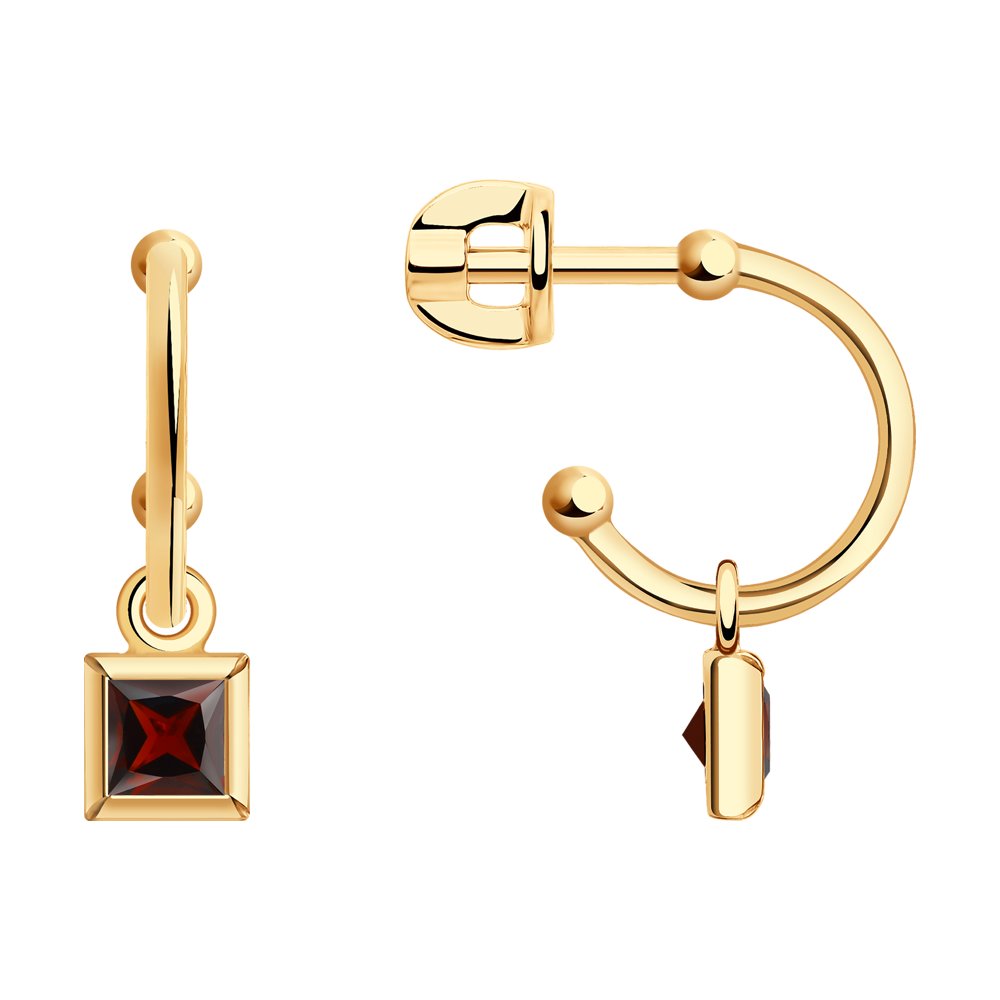 

Серьги из серебра с гранатом SOKOLOV 92022412, 92022412