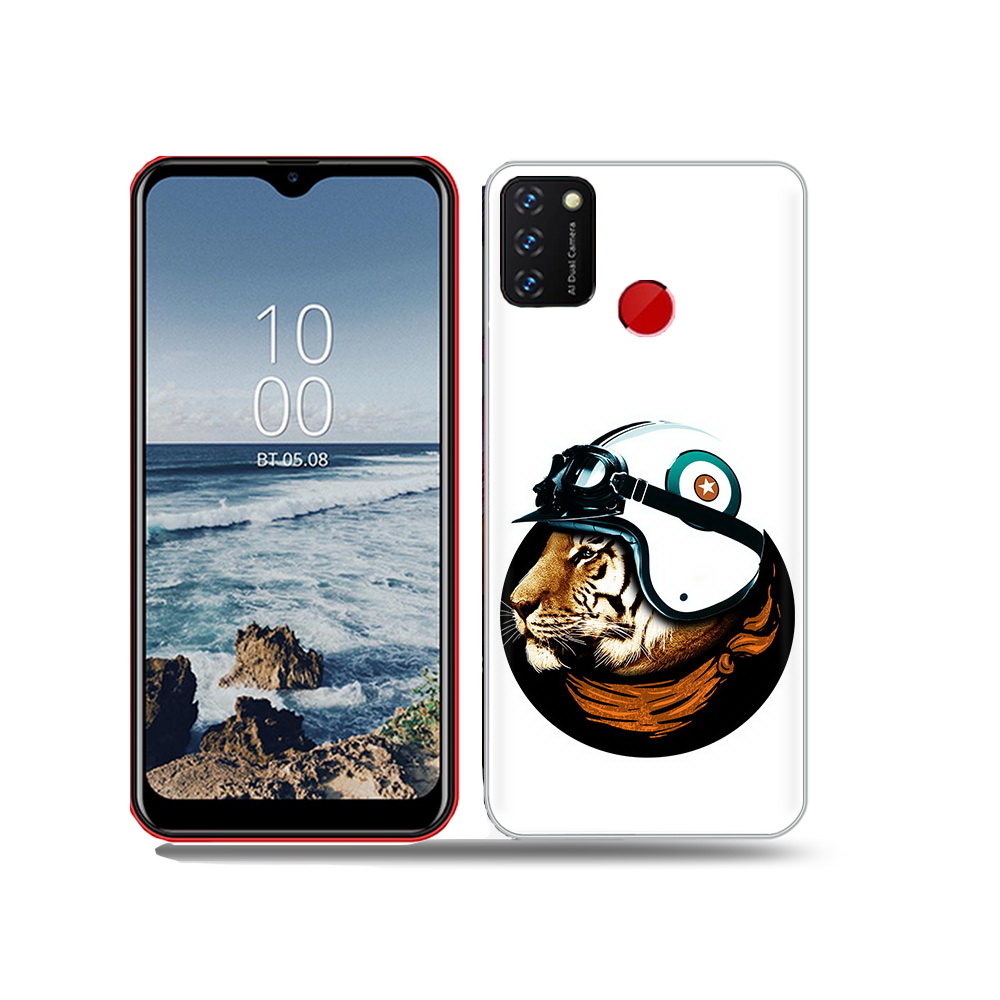 

Чехол MyPads Tocco для BQ 6631G Surf Тигр в шлеме, Прозрачный, Tocco