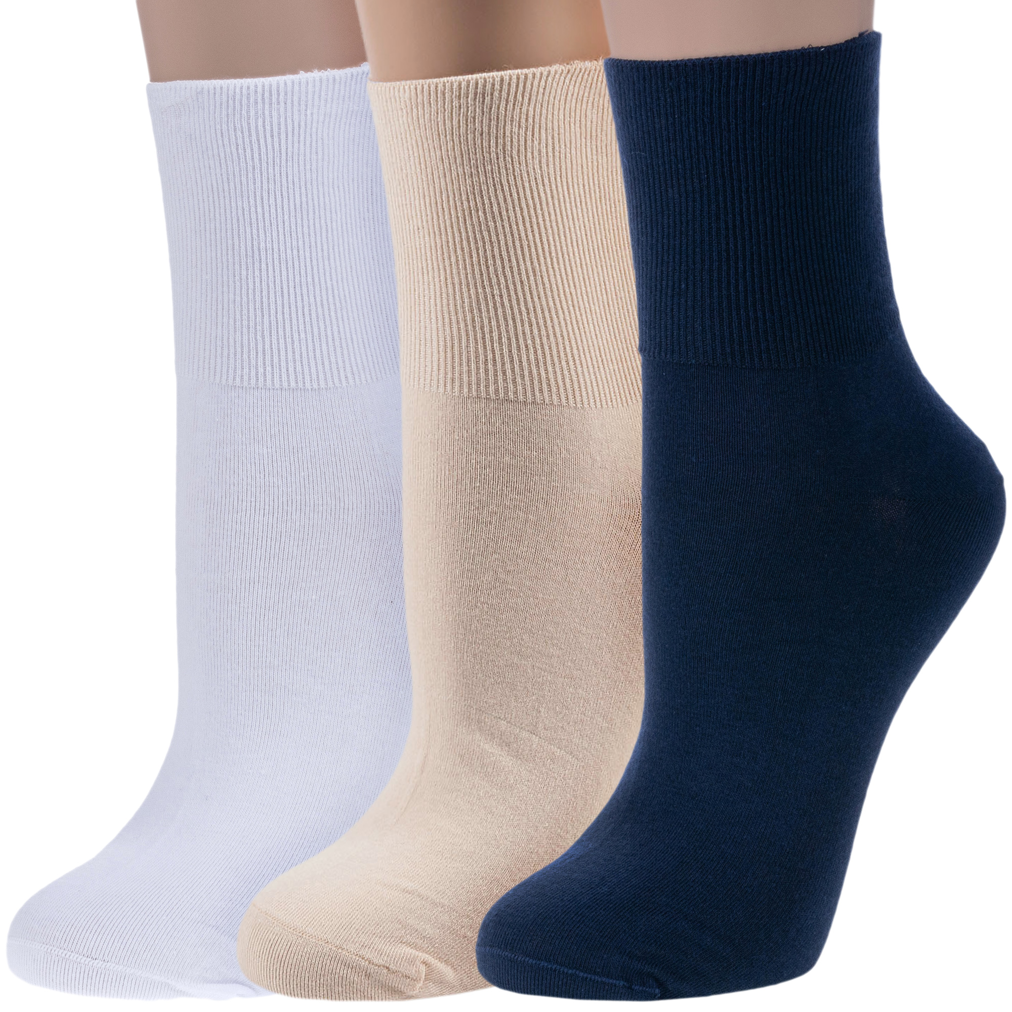 

Комплект носков женских Rusocks 3-Ж-1800 разноцветных 23-25, 3-Ж-1800