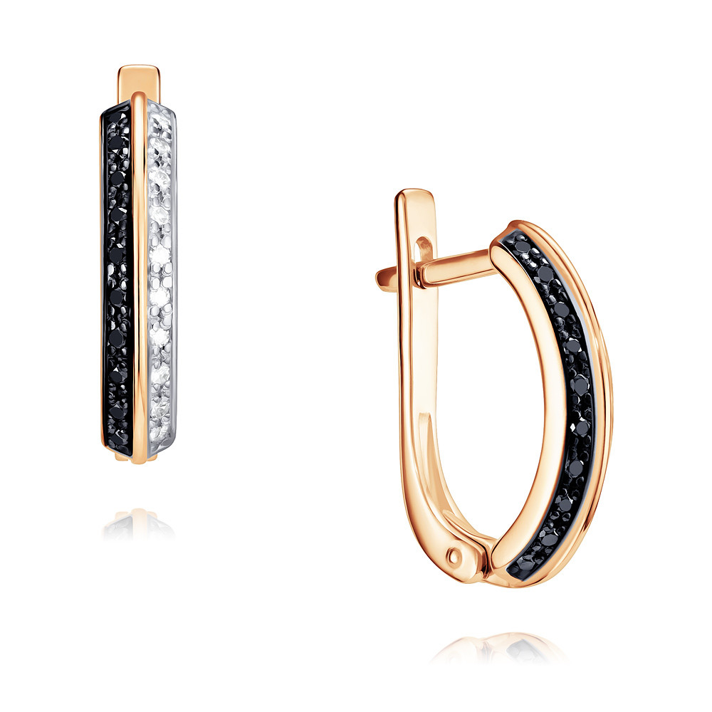 

Серьги из красного золота с бриллиантом ADAMAS 24038146/01-А50Д-421, 24038146/01-А50Д-421