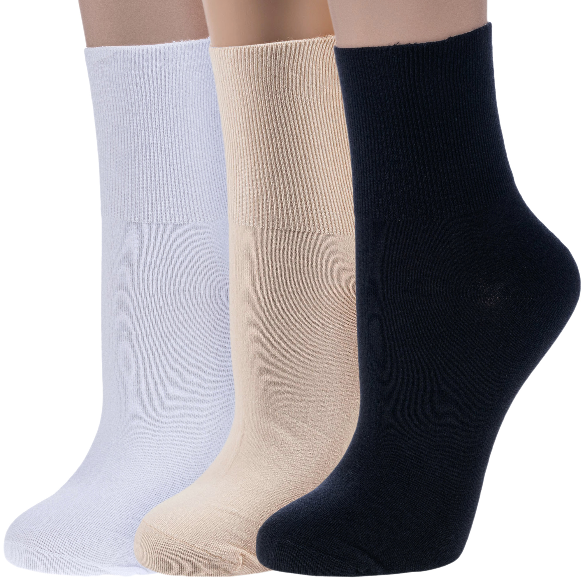 

Комплект носков женских Rusocks 3-Ж-1800 разноцветных 23-25, 3-Ж-1800