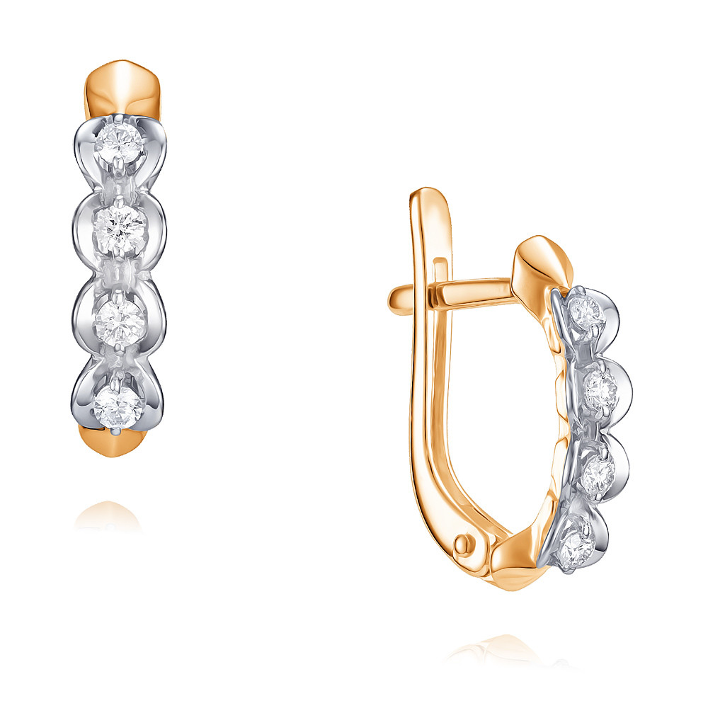 

Серьги из красного золота с бриллиантом ADAMAS 2424647-А500Д-41, 2424647-А500Д-41