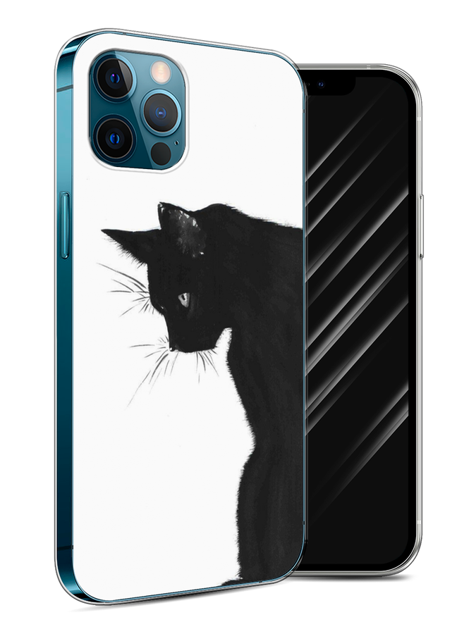 

Чехол Awog на Apple iPhone 12 Pro / Айфон 12 Pro "Black cat", Разноцветный, 12850-1