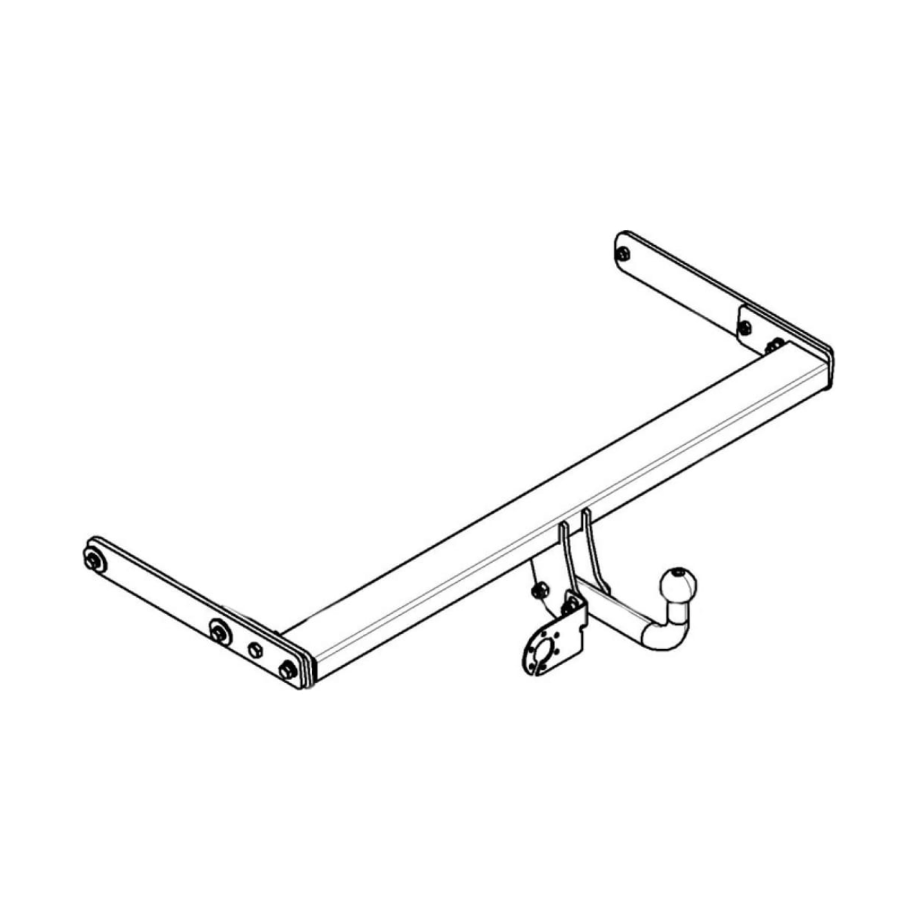 

AvtoS Фаркоп volkswagen tiguan suv 2007г.-по н.в. (с электрикой)
