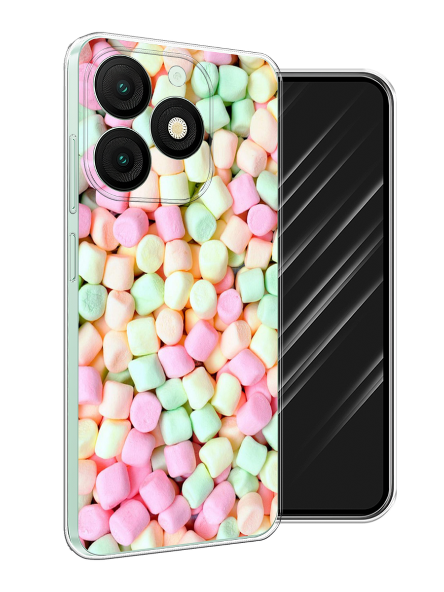 

Чехол Awog на Itel A50 "Marshmallows", Зеленый;желтый;розовый, 3202250-1
