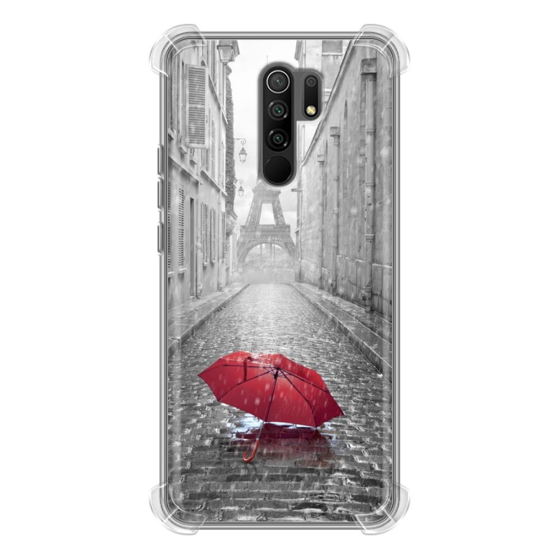 фото Дизайнерский силиконовый с усиленными углами чехол для xiaomi redmi 9 париж 100gadgets