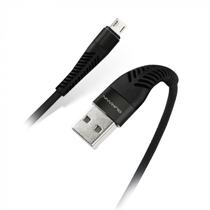 

Кабель micro usb - usb Qumann 1 м черный