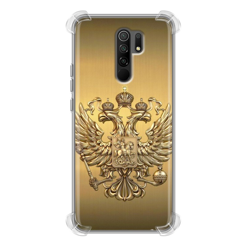 

Чехол 100gadgets для Xiaomi Redmi 9 Флаг и герб России