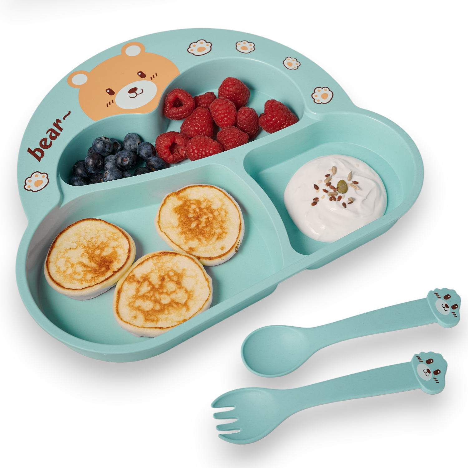 Детская посуда для кормления Добрый Филин Медвежонок 4 предмета