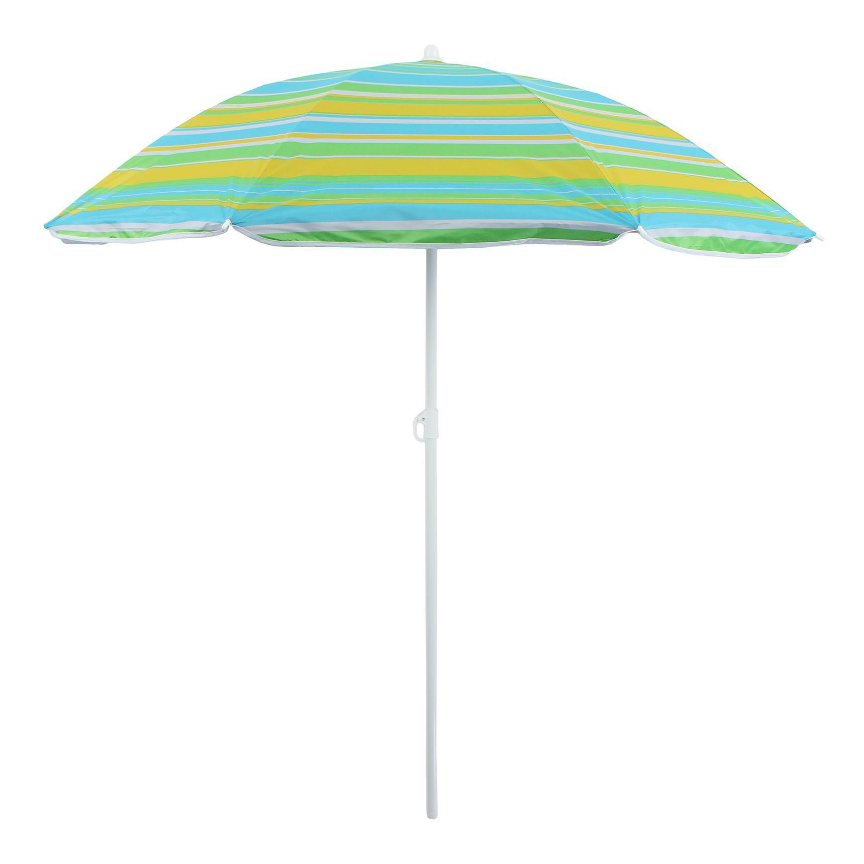 Зонт пляжный круглый Maclay Модерн с механизмом наклона 180 см в ассортименте